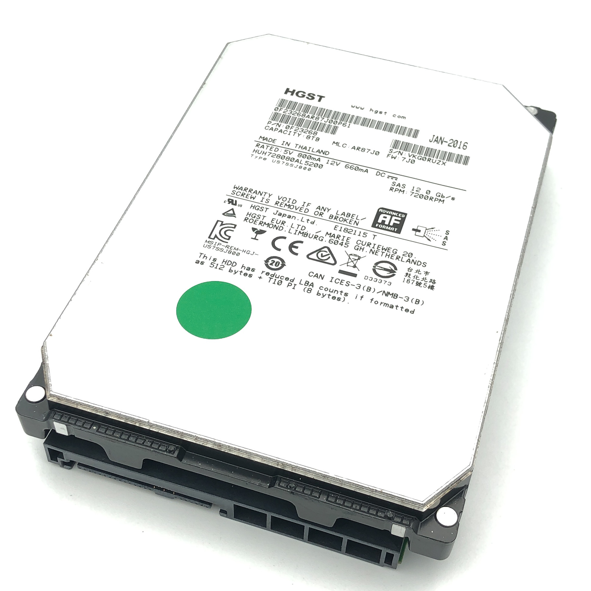 Festplatte – HGST Ultrastar He8 HUH728080AL5200