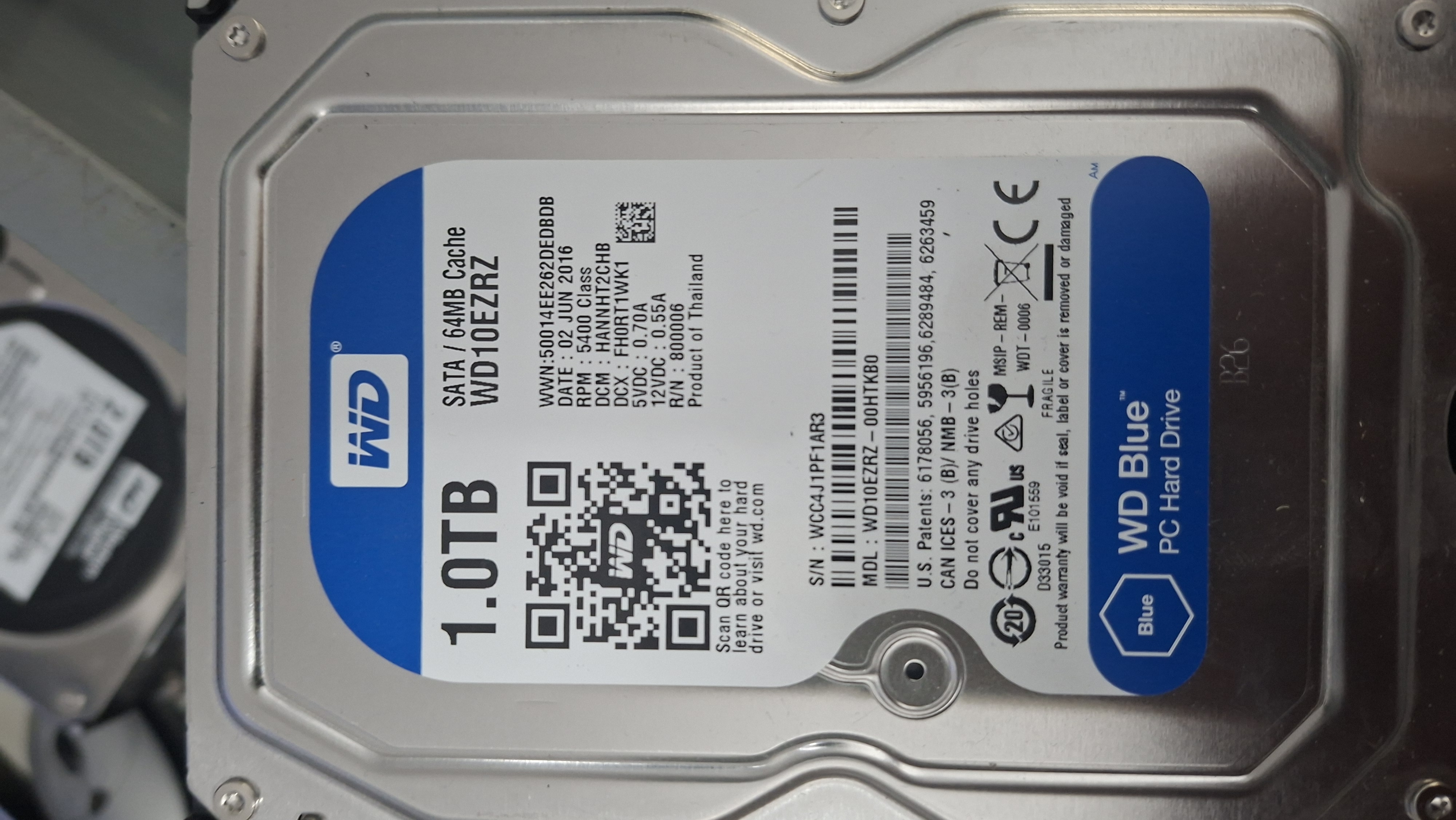 Festplatte Western Digital WD10EZRZ 1TB