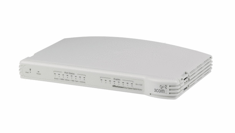 Netzwerk-Switch 3Com OfficeConnect Dual Speed Switch 5 Plus (Modell 3C16790B‑US)