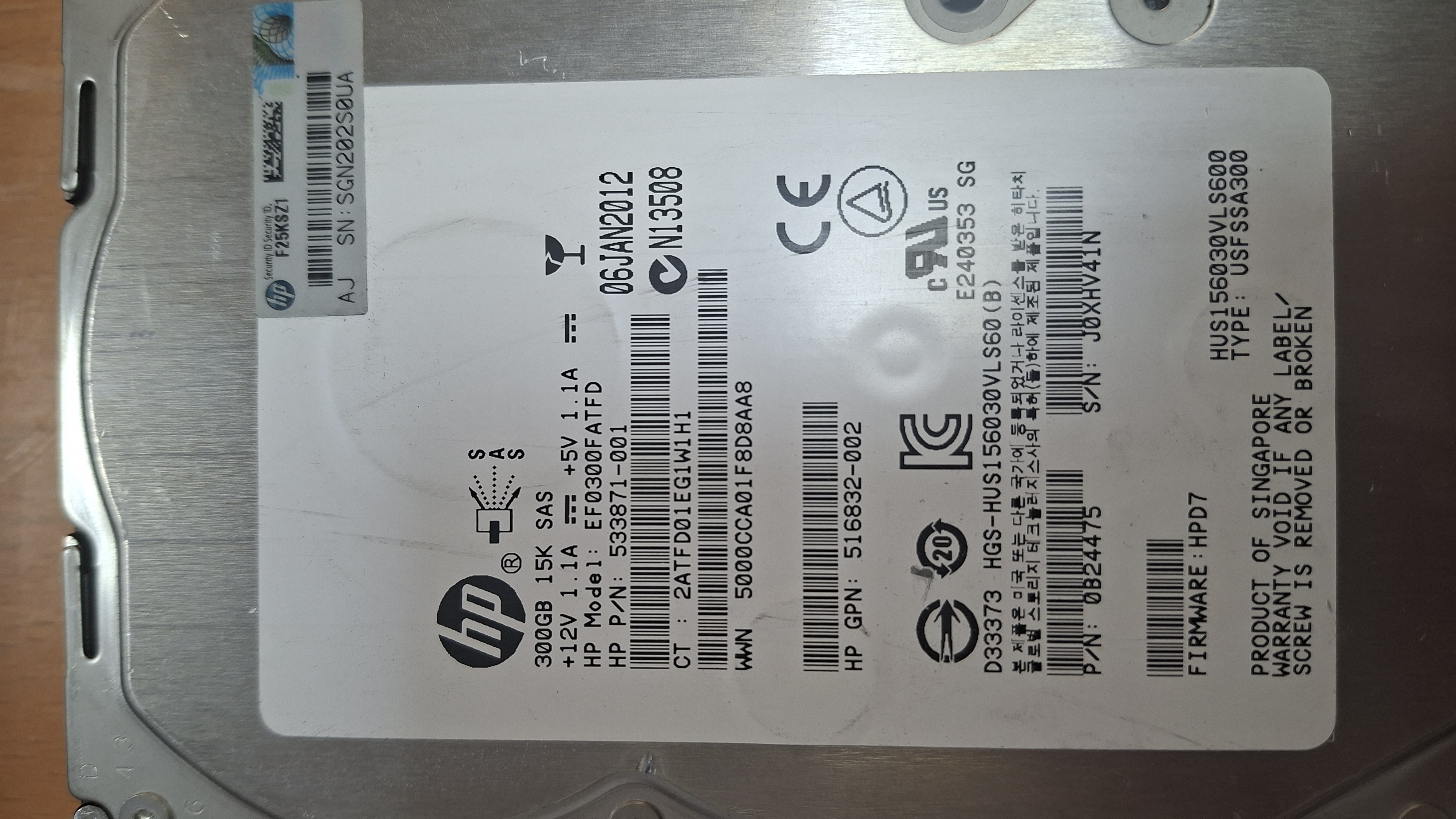 HPE EF0300FATFD